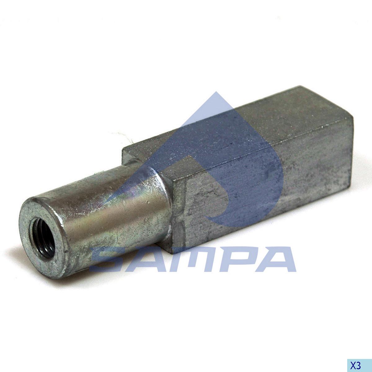 Болт М16*129*4х гранный стакана пневморессоры 118.044 (SAMPA)