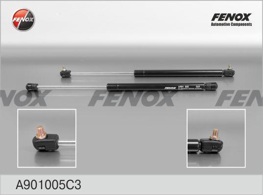 Амортизатор откидной панели КАМАЗ Е-3 2112-8231010/HF522204/A901005C3 (HOFFER/FENOX)L=450мм