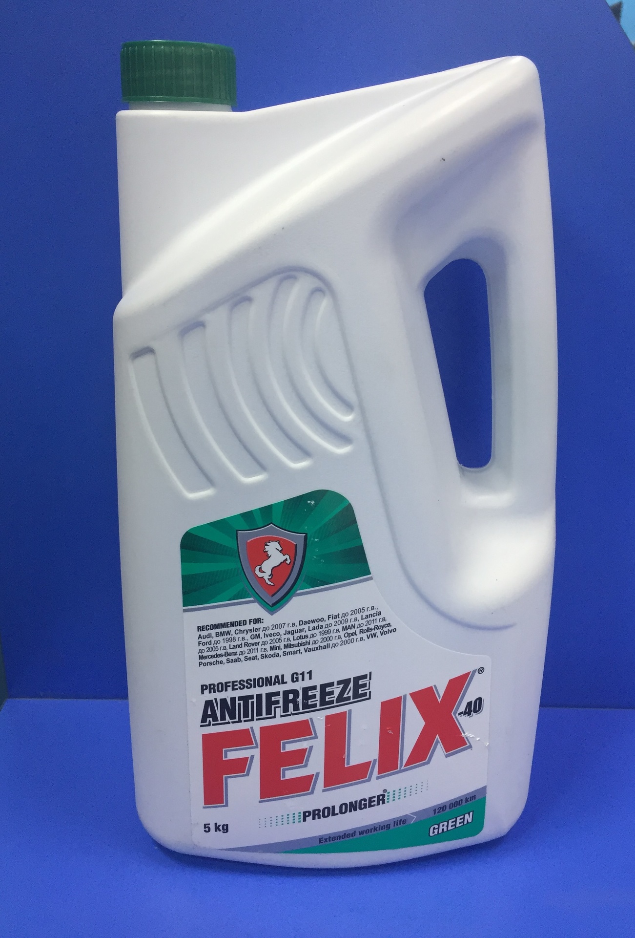 Антифриз FELIX PROLONGER-40 G11 зеленый 5кг ЧЗ